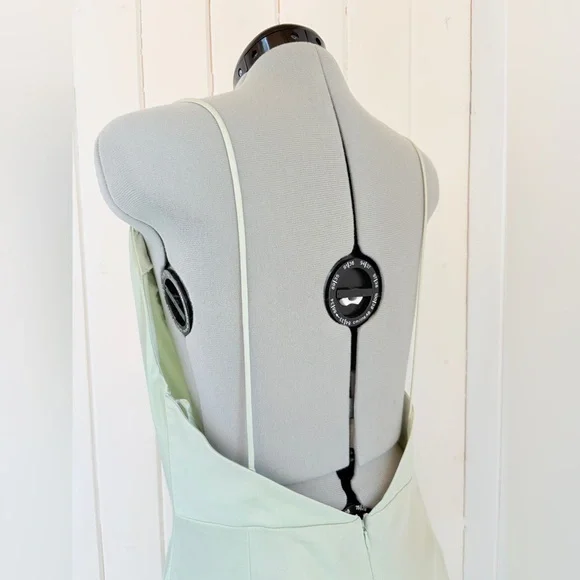 BHLDN Cucumber Green Satin Slip Dress – Size 16 – NWT - Picture 7 of 16